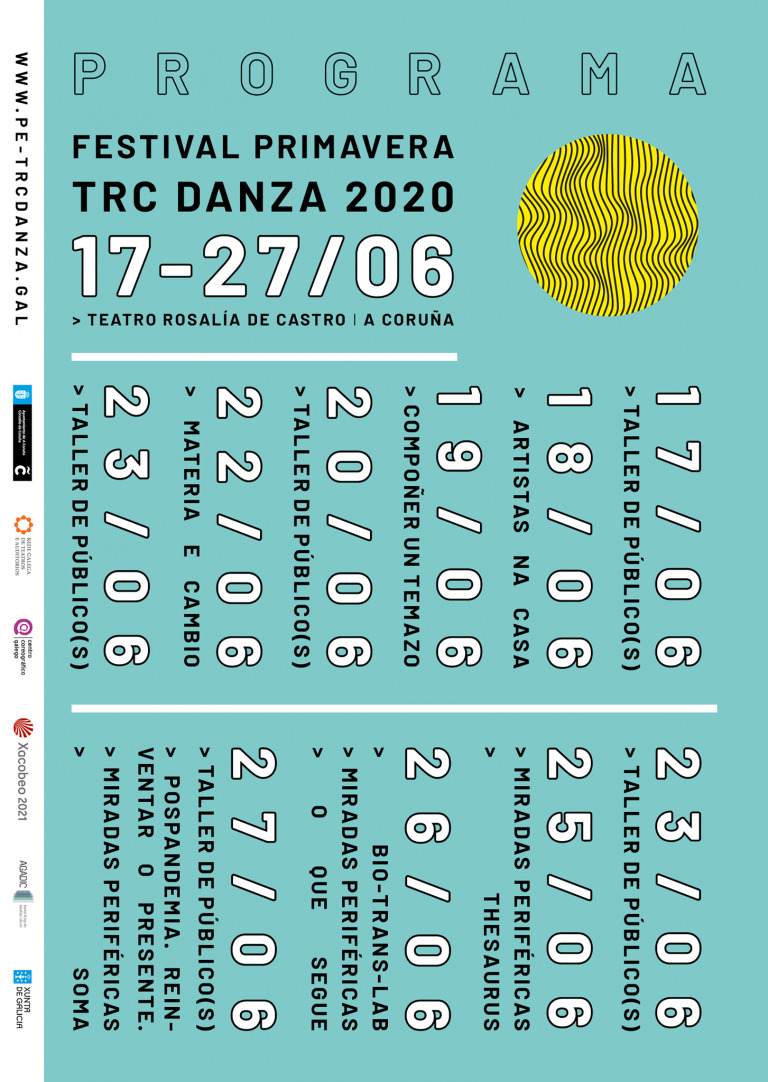 Cartel Festival Primavera TRC Danza 2020