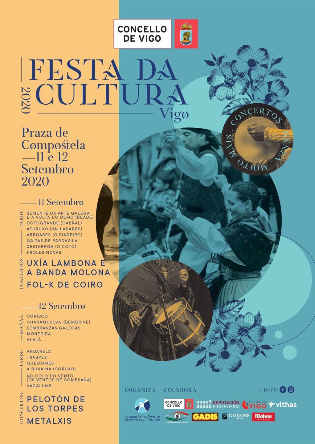 Cartel Festa da Cultura de Vigo 2020