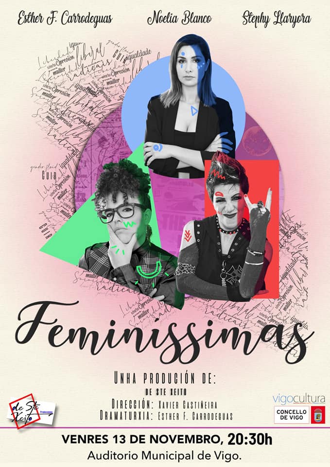 Cartel Feminissimas - De Ste Xeito en Vigo